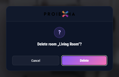 A confirmation dialog