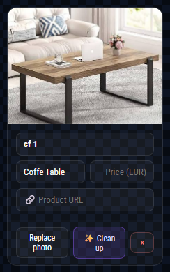 A single product card