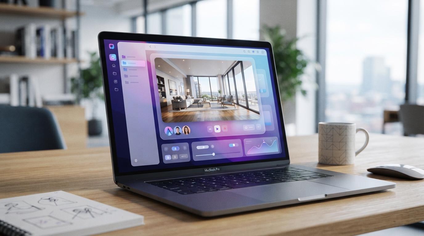 digital property presentation tool — illustration
